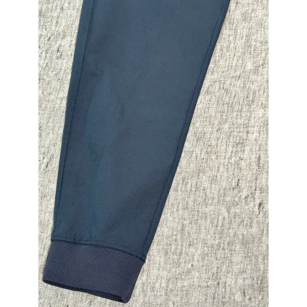 Birddogs Boom For Your Broomstick Jogger Sweatpants Mens Medium Navy Blue Lined